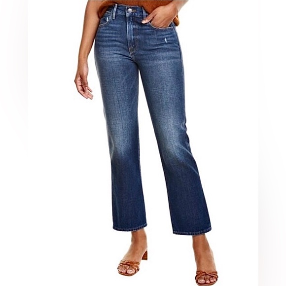 Fame Womens Le Pixie Hollywood Jeans  Calhoun Wash Straight Leg Size 26 Denim - Picture 15 of 15